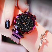Load image into Gallery viewer, Luxury Women Watches 2019 Ladies Watch Starry Sky Magnetic Waterproof Female Wristwatch Luminous relogio feminino reloj mujer