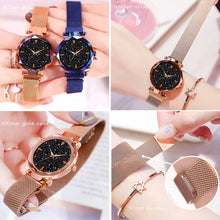 Load image into Gallery viewer, Luxury Women Watches 2019 Ladies Watch Starry Sky Magnetic Waterproof Female Wristwatch Luminous relogio feminino reloj mujer