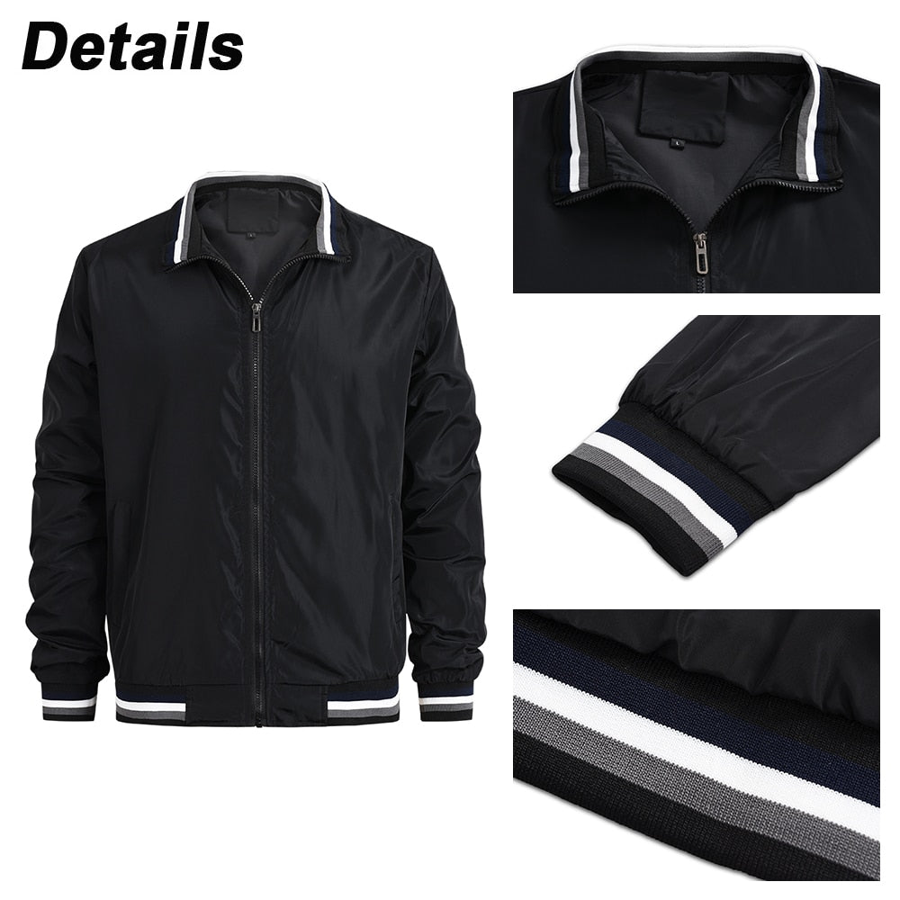 Men Military Jacket Mens Bomber Jackets Autumn Winter Men Outerwear Casual Long Sleeve Jackes and Coats Waterproof Mens Clothing