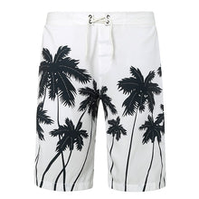 Load image into Gallery viewer, Men's Beach Shorts Mens Board Shorts Summer Clothing Coconut Trees Shorts Quick Dry sea Shorts masculina letter board bermuda