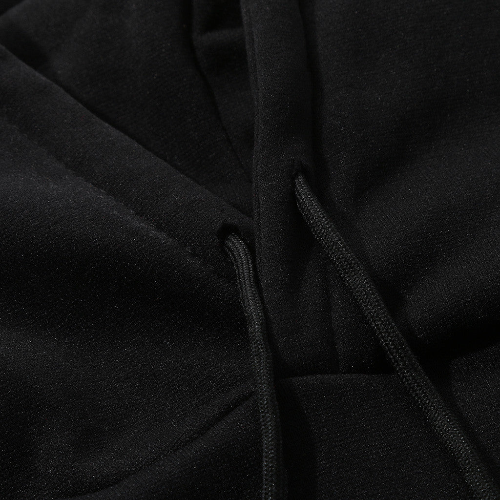Men's Casual Stitching Tracksuit Long Sleeve Zipper Hooded Sweatshirt Pants Sets Winter Jogging Sports Warm Hoodies Suit#Z