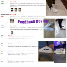 Load image into Gallery viewer, Men's White Casual Sneakers 2021 Summer Mesh Vulcanized Shoes Boys Tenis Sport Shoes Male Sneakers Men Canvas and Leather Shoe