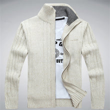 Charger l'image dans la galerie, Men's Winter Sweater Casual Knitted Cardigan Jackets Thick Warm Clothing Cashmere Sweater Coats Outerwear Male Knit Sweater