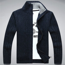 Charger l'image dans la galerie, Men's Winter Sweater Casual Knitted Cardigan Jackets Thick Warm Clothing Cashmere Sweater Coats Outerwear Male Knit Sweater