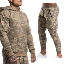 將圖片載入圖庫檢視器 Men's Sports Suits Male Set Jogging Clothing Ropa De Marca Chandal Casual Hoodie Set Camouflage Big Pocket Cotton Dresy Tracksuit