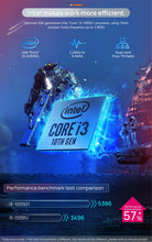 Charger l'image dans la galerie, Metal 13.5 Inch Intel i3-1005G1 2K IPS Screen Gaming Laptop Fingerprint 8GB RAM 256GB SSD Windows 10 Notebook Backlit BT Camera