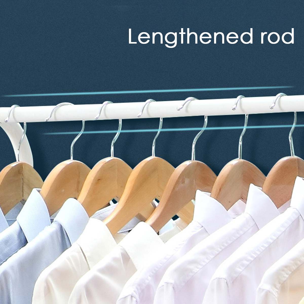 Metal Coat Rack Landing Clothing Holder Hanger Floor Standing Storage Shelf Clothes Hanger Dry Rack Simple Style Room Furniture