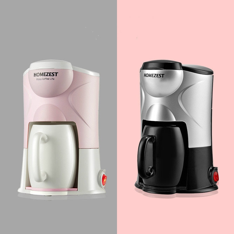 Mini Coffee Machine Tea Maker 220V Home Protable Fully Automatic American Coffee Maker 2020 New