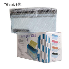 将图片加载到图库查看器,Mini Shredder Small Desktop Hand-cranked A4 Letter Size Paper Shredder Office Household Manual Crusher Documents Handmade Cutting Machine