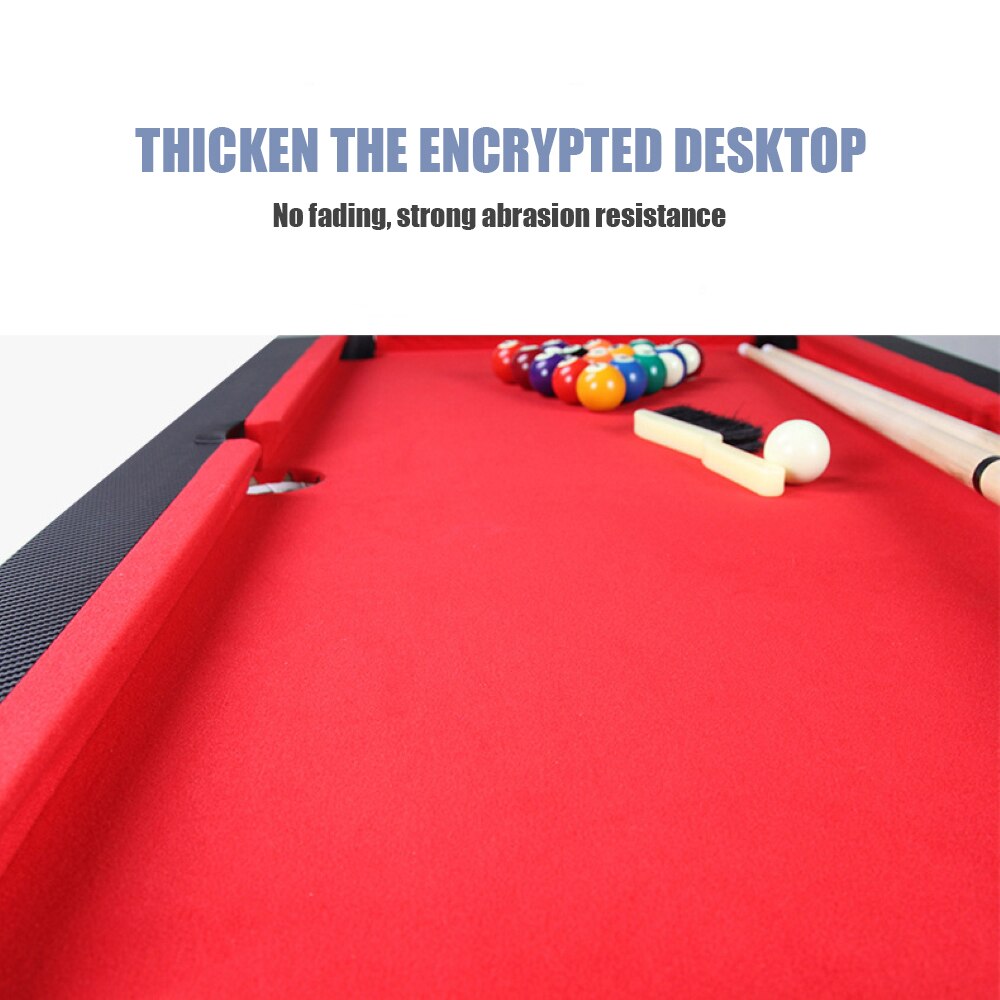 Mini Pool Table. Includes Cue and Set of Billiard Balls Great for Playing Home or Office Tabletop Billiards. Enjoyed by Kids and Adults