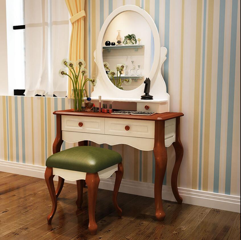 Mini dresser bedroom Mediterranean style American furniture small family dresser storage cabinet integrated dressing table