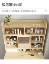 将图片加载到图库查看器,Modern Bedroom Furniture. Dresser Drawers. Bedside Storage Cabinets Night Stand. Makeup Dressing Table with Rotatable Mirror 90cm. Dressing Table Set