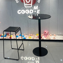 Load image into Gallery viewer, Modern Simple Round Dining Table Bar Table Milk Tea Shop Metal Leisure High Table Bar Coffee Table