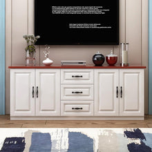 Load image into Gallery viewer, Entertainment Center Wood Unit Living Room Furniture Table TV Stand Monitor Stand