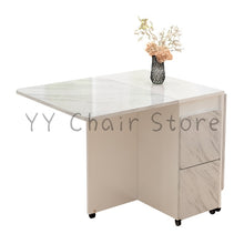 將圖片載入圖庫檢視器 Multifunctional Folding Table Modern Simple Dining Table Chair Set  Household Coffee Tables Living Room Dining Room Furniture