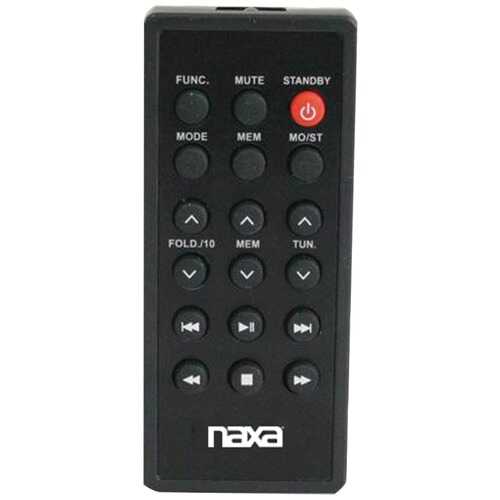 Naxa NPB429 Portable CD/MP3 Player with PLL FM Radio, Detachable Speakers & Remote