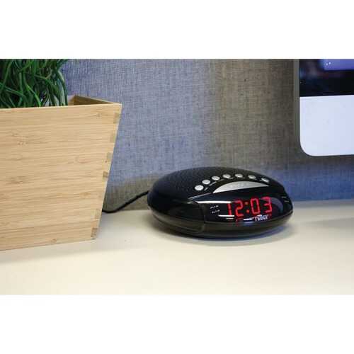 Naxa NRC170 Digital Alarm Clock with AM/FM Radio