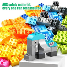 将图片加载到图库查看器,NEW Marble Race Run Bricks House Duploed Big Size Building Blocks Funnel Slide Blocks Ciy DIY Castle Bricks Toys Children