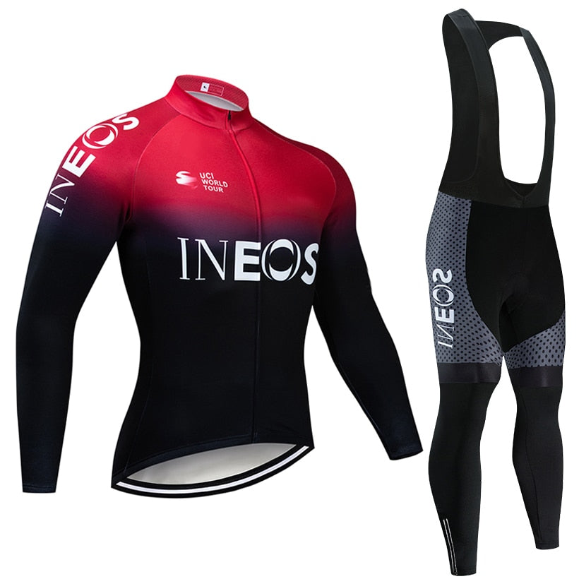 NEW Season White INEOS TEAM CYCLING JERSEY 20D bike pants Ropa Ciclismo MEN Winter thermal fleece BICYCLING jacket Maillot