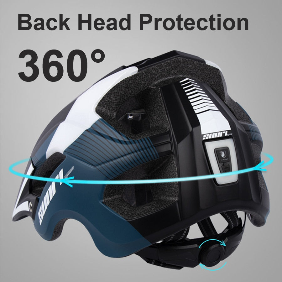 NEWBOLER LED Bicycle Helmet Light Rechargeable Cycling Helmet MTB Road Bike Helmet Headlight Holder Sport Safe Hat For Man Women