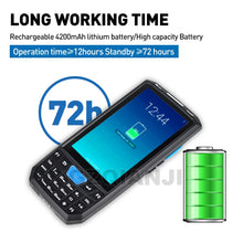 Charger l'image dans la galerie, New Android 8 PDA Rugged Handheld Terminal Data Collector Terminal Wireless 1D 2D QR Laser Barcode Scanner Reader Terminal 4G Camera Touchscreen Stylus Included