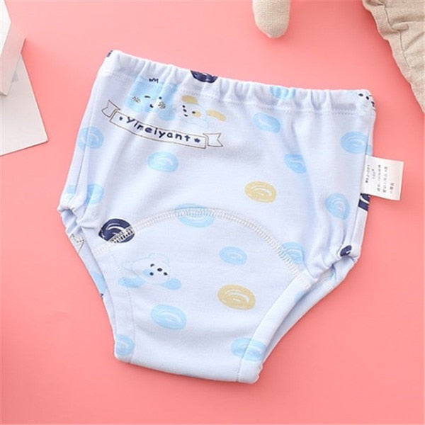 New Baby Diapers Reusable Training Pants Washable Cloth Nappy Diaper Waterproof Cotton Potty Panties Underwear