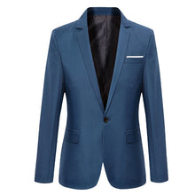 Cargar imagen en el visor de la galería, Men's Casual Blazer Cotton Slim Korea Style Suit Blazer Masculino Male Suits Jacket Blazers Men Clothing Size M-5XL