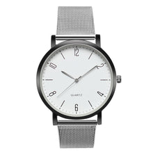 Load image into Gallery viewer, Women's Stainless Steel Silver Gold Mesh Watch Unique Simple Watches Casual Quartz Wristwatches Clock Hot Sale