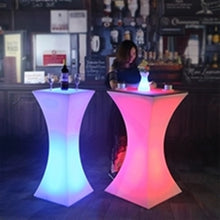 Load image into Gallery viewer, New led bar furniture colorful rechargeable wine table waterproof luminous cocktail table kTV disco bar supplies