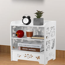 Cargar imagen en el visor de la galería, Nightstands Bedside Table Storage Cabinet Bedroom Furniture Nordic Apartment Bedroom Nightstands Nordic White Bedside End Table