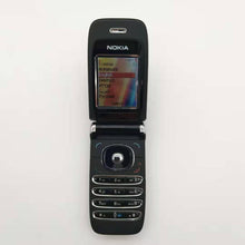 将图片加载到图库查看器,Nokia 6060 Refurbished-Original Nokia 6060 original Flip Mobile phone unlocked quad band FM Radio GSM cellphone