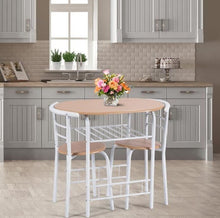 Charger l'image dans la galerie, Nordic Bar Three-piece Dining Table Modern Simple Bar Coffee Table Chair Household Personalized High Stool Kitchen Furniture HWC