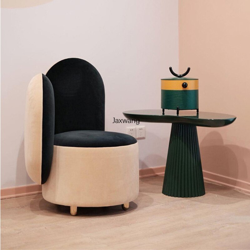 Nordic Living Room Sofa Custom Single Sofa Lounge Sofa Luxury Single Chair Simple Home Designer Cactus Chair High Backrest Chair