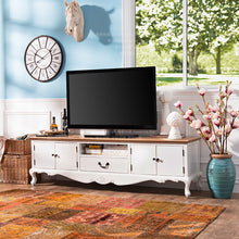 Cargar imagen en el visor de la galería, Odd Ranks Yield US Kang Side elm wood furniture French country living room TV Cabinet predetermined extended. TV Stand