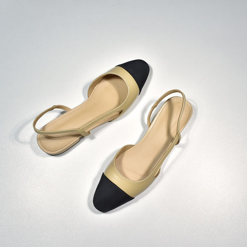 Ollymurs 2021 new Women's Sandals Classics Designer On Shallow Flats Shoes For Summer Sandals Genuine Leather Plus Size 34-42