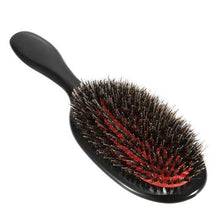 将图片加载到图库查看器,Professional Hair Brush Comb Anti-static Boar Bristle Hair Brush Hairdressing Tool small