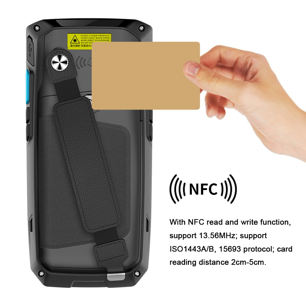 PDA-80T Portable PDA Android Terminal Honeywell Barcode Scanner 1d Laser 2d QR Handheld Data Collector Device with WIFI 4G NFC