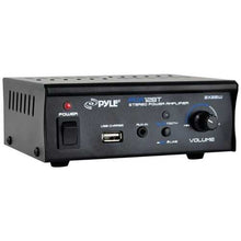 Cargar imagen en el visor de la galería, Pyle Home PCA12BT 25-Watt x 2 Mini Blue Series Bluetooth Stereo Power Amp