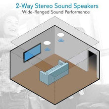 Load image into Gallery viewer, Pyle PDIC81RD In-Wall/In-Ceiling 8-Inch 2-Way Speakers