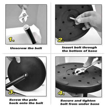 Load image into Gallery viewer, Pyle Pro PMKS32 Universal Compact Base Microphone Stand with Adjustable & Pivotable Gooseneck