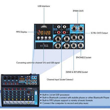 Cargar imagen en el visor de la galería, Pyle PMXU83BT 8-Channel Bluetooth Studio Audio Mixer