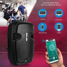 Load image into Gallery viewer, Pyle PPHP1299WU Portable Hi-Power Bluetooth PA Loudspeaker, 12-Inch