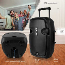 Load image into Gallery viewer, Pyle PPHP1299WU Portable Hi-Power Bluetooth PA Loudspeaker, 12-Inch