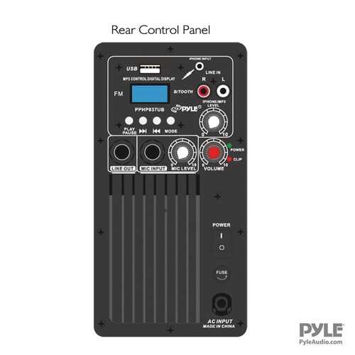 Pyle Pro PPHP837UB Bluetooth Loudspeaker PA System