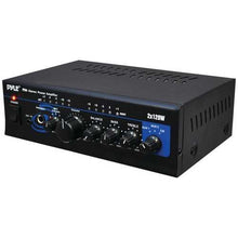 Cargar imagen en el visor de la galería, Pyle Home PTA4 120-Watt x 2 Mini Stereo Power Amp