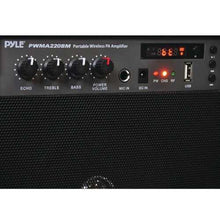将图片加载到图库查看器,Pyle Pro PWMA220BM Portable Bluetooth Karaoke PA Amp & Microphone System