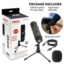 Load image into Gallery viewer, Pyle PDMIUSB50 Universal USB Computer Microphone