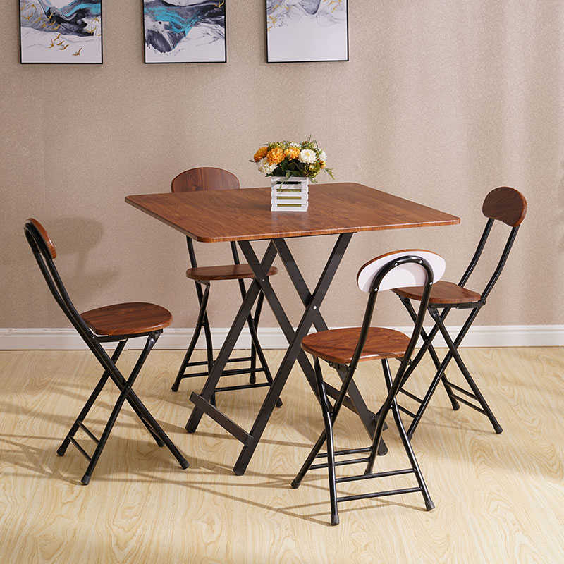 Picnic Redonda Children Ouro Eating Dinning Bureau Folding Desk De Jantar Kitchen Furniture Mesa Plegable Dining Room Table