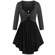 Load image into Gallery viewer, Women Tunic Short Dress Bodycon Swing Dress Long Sleeve V-neck Evening Party Dress Vestidos de fiesta XS to 5XL