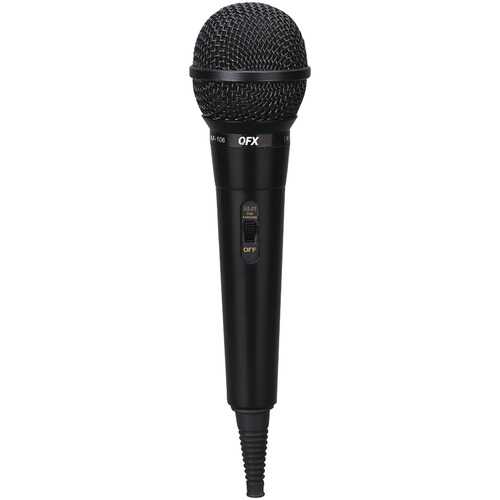 QFX M-106 Unidirectional Dynamic Microphone with 10-Foot Cable